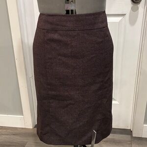 Chic Maroon Pencil Skirt for Women